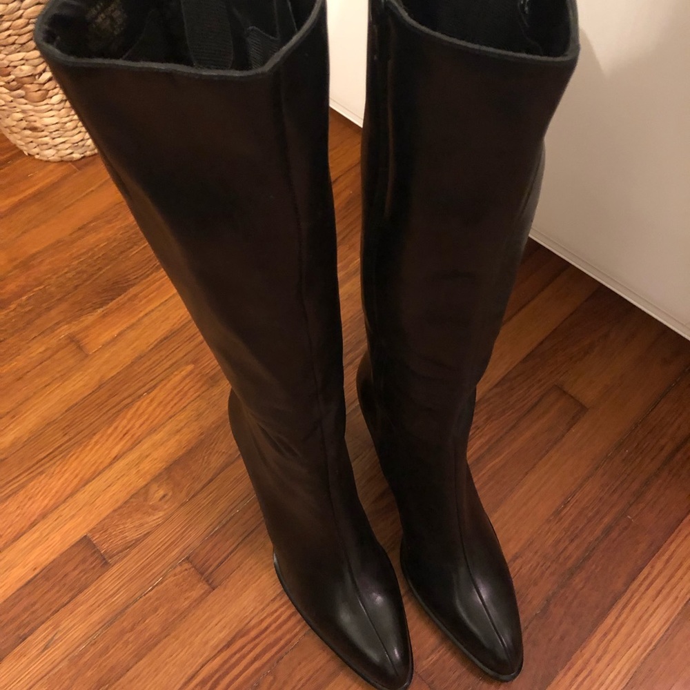Nine West Roxley Black Knee High Boots